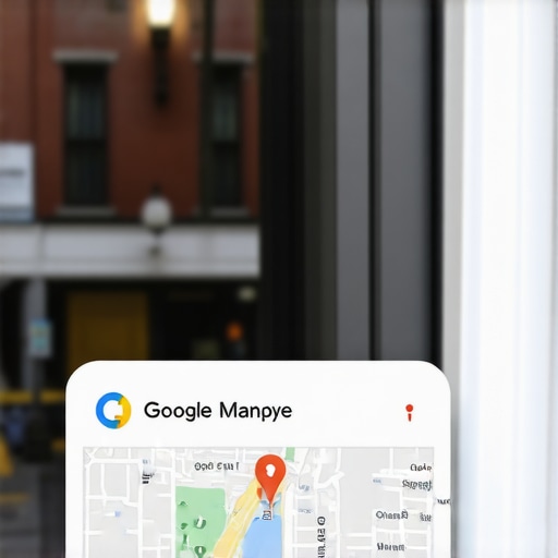 Cleveland Business on Google Maps Cleveland storefront with Google Maps interface