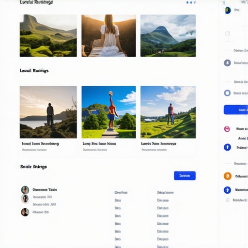 BrightLocal dashboard showing local rankings and reviews