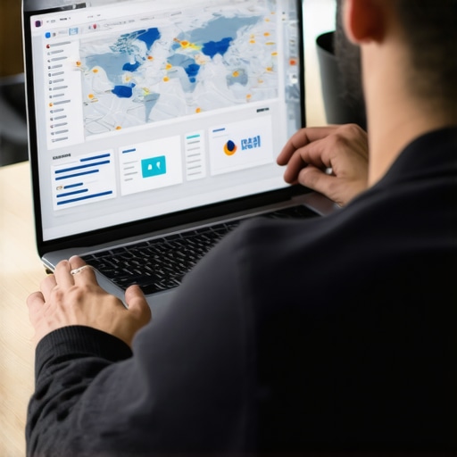 Deep Dive into Local SEO Strategies SEO strategist analyzing local map pack rankings with charts and laptop