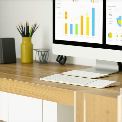 A person managing local SEO with multiple screens showing analytics and citation management tools.