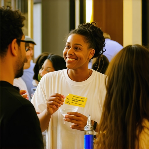 Business owners engaging with Cleveland community in local events