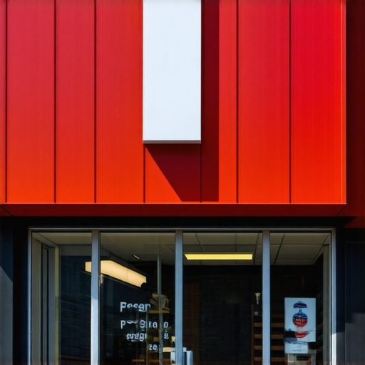 Business storefront with optimized images for Google Maps