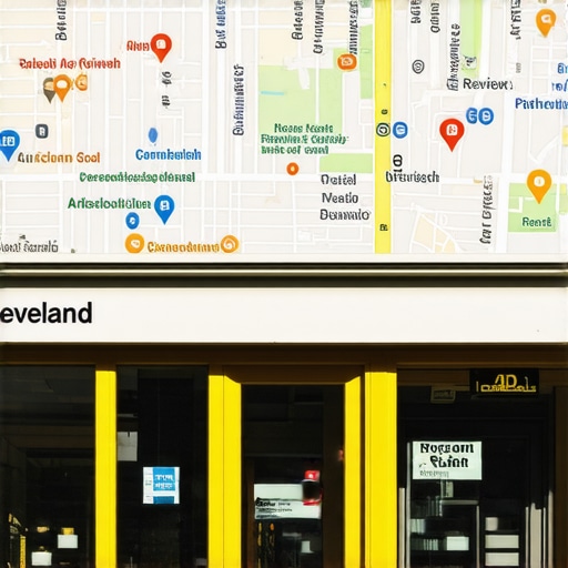 Cleveland shop featuring local SEO elements and map signals.