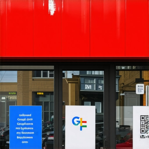 Cleveland storefront showing optimized Google My Business profile signage.